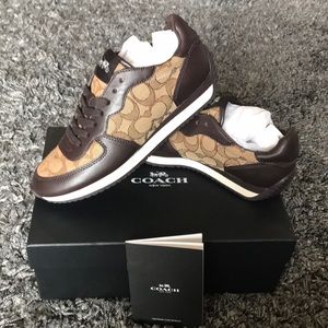 Size 6 Coach sneakers.